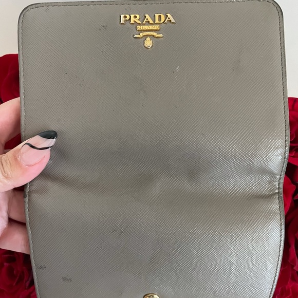 Authentic Prada Small Saffiano Wallet with box - Picture 6 of 8
